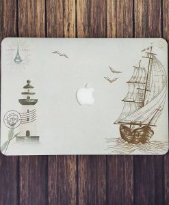 Case ốp macbook Thuyền và Biển